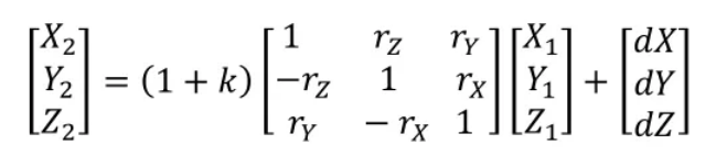 旋轉、縮放、平移公式